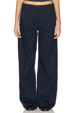 RE/DONE Pierna ancha trouser en color denim-dark talla 25 en - Denim-Dark. Talla 25 (también en 26, 27, 28, 29, 30).