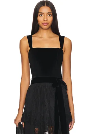 ALICE+OLIVIA Keria top en color talla 0 en - Black. Talla 0 (también en 4).