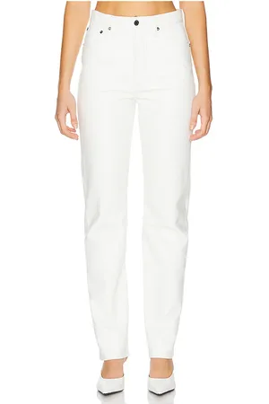 AGOLDE Pantalones rectos de talle alto 90