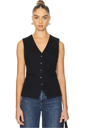 Citizens of Humanity Chaleco largo jasmin en color talla S en - Black. Talla S (también en XS).