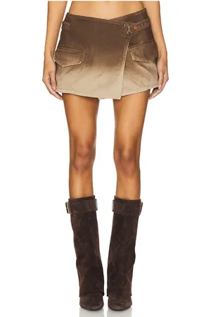 3x1 Falda ports en color marrón talla 25 en - Brown. Talla 25 (también en 26, 27).