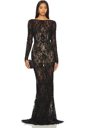 Bronx and Banco Vestido largo colette en color talla M en - Black. Talla M (también en S, XS).