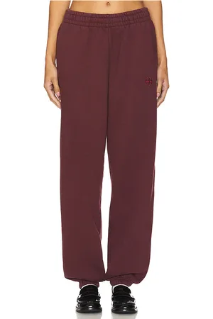 ANINE BING Karter jogger en color burgundy talla L en - Burgundy. Talla L (también en M, S).