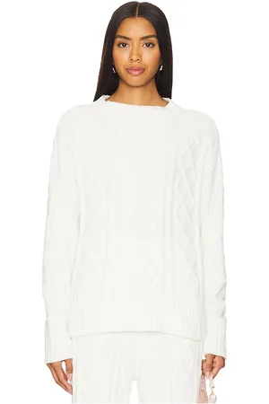 Beach Riot Jersey pulóver callie en color crema talla L en - Cream. Talla L (también en M, S, XS).