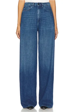 3x1 Pierna ancha flip en color denim-medium talla 25 en - Denim-Medium. Talla 25 (también en 26, 27, 28, 29).