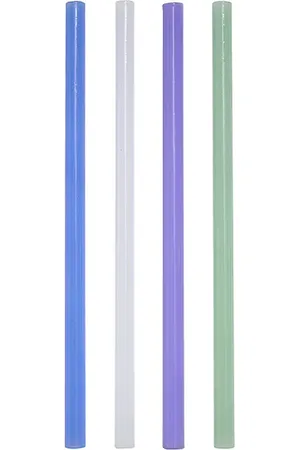 Fazeek Pajitas 4 pack opaque straws en color azul talla all en N/A - Blue. Talla all.