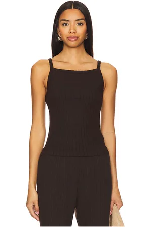 Donni. Camiseta tirantes en color marrón talla L en - Brown. Talla L (también en XL).