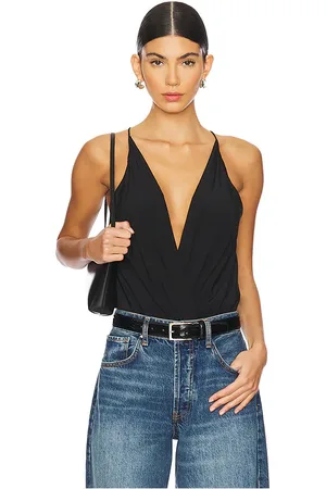 ANINE BING Body shiloh en color talla L en - Black. Talla L (también en XS).