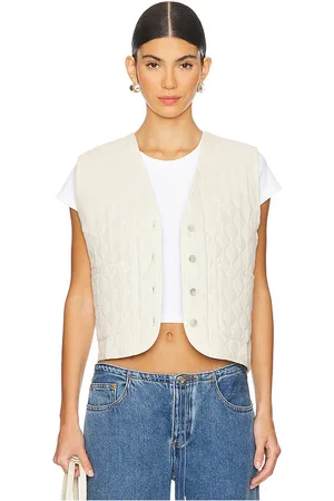 Donni. Chaleco en color talla L en - Cream. Talla L (también en XL, XS).