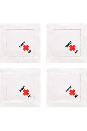 Chefanie Servilletas de cóctel cocktail napkins en color blanco talla all en N/A - White. Talla all.