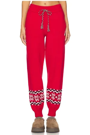 The Upside Keystone jojo knit jogger en color rojo talla L en - Red. Talla L (también en M, S, XS).