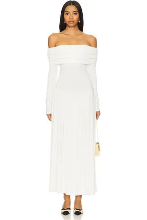 WeWoreWhat Vestido off shoulder ruched en color talla M en - . Talla M (también en S, XL, XS, XXS).