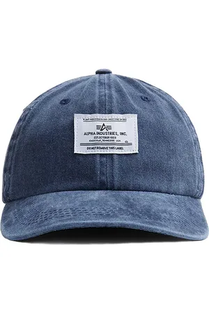 Alpha Industries Gorra en color azul talla all en - Blue. Talla all.