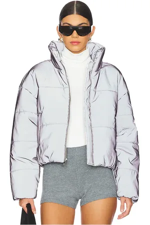 Steve Madden Abrigo polar en color metálico talla L en - Metallic Silver. Talla L (también en M, S, XL, XS).
