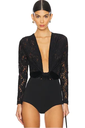 Leslie Amon Body amanda en color negro talla M en - Black. Talla M (también en S, XS).