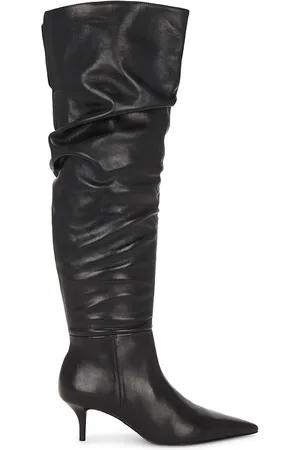 Schutz Bota sobre la rodilla ashlee mid en color talla 6 en - Black. Talla 6 (también en 7).