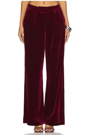 BLANK NYC Pantalón de cintura alta en color vino talla 24 en - Wine. Talla 24 (también en 25, 26, 27, 28, 29, 31).