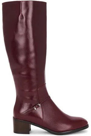 Jeffrey Campbell Botas equestrian en color vino talla 10 en - Wine. Talla 10 (también en 6.5).