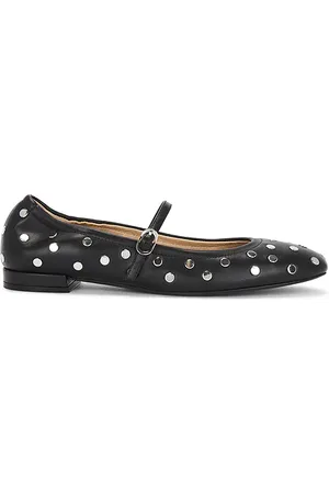 Stuart Weitzman Zapatillas de ballet claris stud en color talla 6.5 en - Black. Talla 6.5 (también en 8, 9).