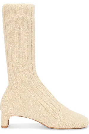 Jeffrey Campbell Botas fitted en color crema talla 10 en - Cream. Talla 10 (también en 6, 6.5, 7, 7.5, 8, 8.5, 9, 9.5).