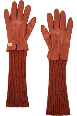 Soia & Kyo Guantes carmel-n en color marrón talla M en - Brown. Talla M (también en S).