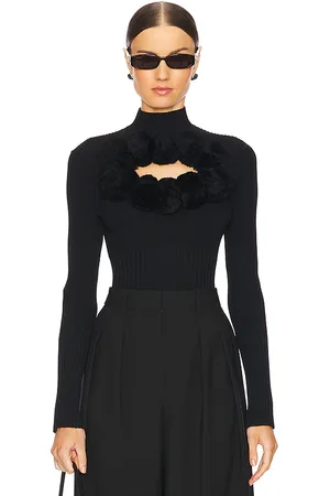 AKNVAS Valeria top en color negro talla L en - Black. Talla L (también en M, XS).