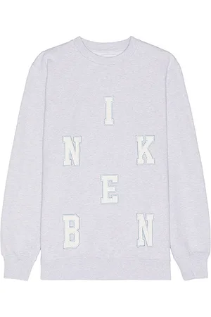 Nikben Sudadero cuello redondo abc en color gris talla L en - Grey. Talla L (también en M, S, XL/1X).