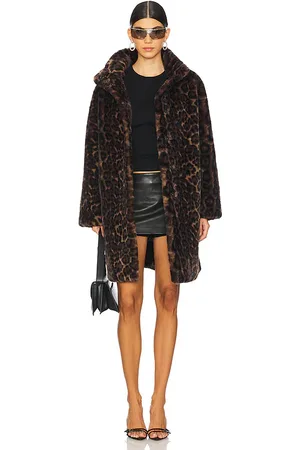 Apparis Abrigo de longitud media blair leopard en color marrón talla L en - Brown. Talla L (también en S, XS, XXL).