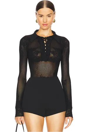 FLEUR DU MAL Body en color talla M en - Black. Talla M (también en S, XS).