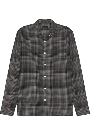 AllSaints Camisa en color talla M en - Grey. Talla M (también en S, XL/1X).