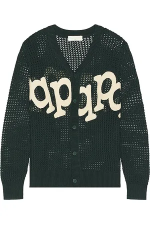 Museum of Peace and Quiet Cárdigan etched crochet cardigan en color verde oscuro talla L en - Dark Green. Talla L (tamb