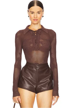 FLEUR DU MAL Body en color marrón talla L en - Brown. Talla L (también en M, XS).