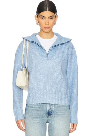 Line Suéter con cremallera frontal atlas en color bebe azul talla L en - Baby Blue. Talla L (también e