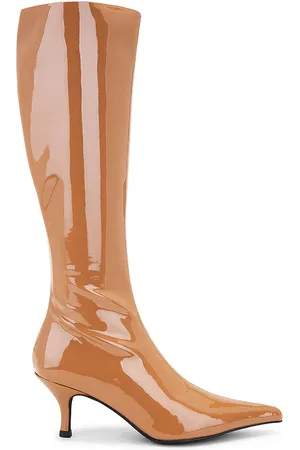 Jeffrey Campbell Bota distant-hi en color bronce talla 6 en - Tan. Talla 6 (también en 6.5, 7, 7.5, 8, 8.5, 9).