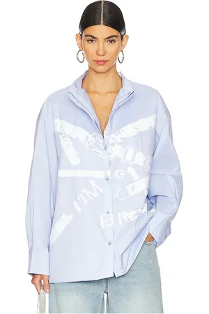 Marrknull Camisa belts en color bebe talla M en - Baby Blue. Talla M (también en S, XS).