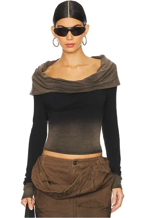 Marrknull Camiseta de manga larga black fold en color negro talla S en - Black. Talla S (también en XS).