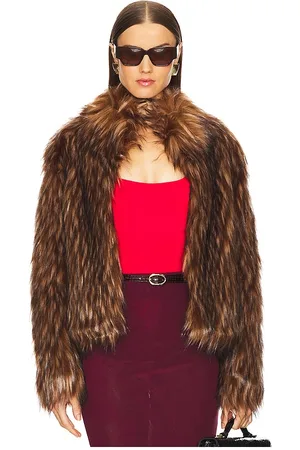 Unreal Fur Chaqueta delish faux fur en color marrón talla S en - Brown. Talla S (también en XS).