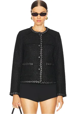 RAG&BONE Chaqueta tweed mirabelle en color talla L en - Black. Talla L (también en M, S).