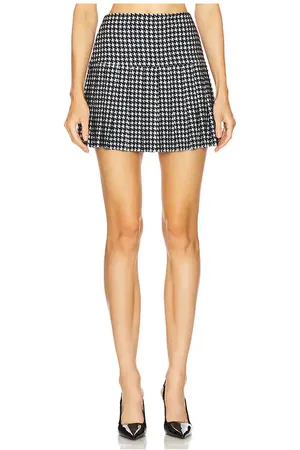 Norma Kamali Falda en color negro, blanco talla L en - Black,White. Talla L (también en M, S, XS, XXS).