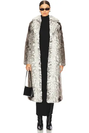 Unreal Fur Abrigo kathmandu faux fur en color gris talla S en - Grey. Talla S (también en XS).