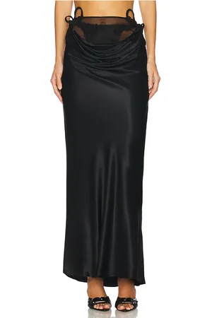 Marrknull Falda larga vine flowers en color talla L en - Black. Talla L (también en M, S, XS).