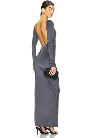 ALL THE WAYS Vestido sofia en color talla L en - Slate. Talla L (también en S, XS).