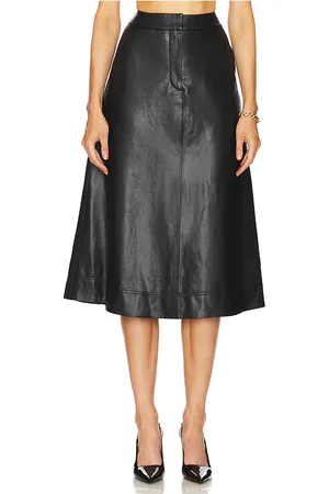 VERONICA BEARD Falda louise en color talla 12 en - Black. Talla 12 (también en 16, 2, 4).