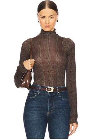 RAG&BONE Camiseta shaw en color marrón talla L en - Brown. Talla L (también en S).