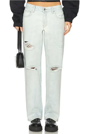 EB DENIM Holgado(a) low rise en color denim claro talla 27 en - Denim-Light. Talla 27 (también en 29).