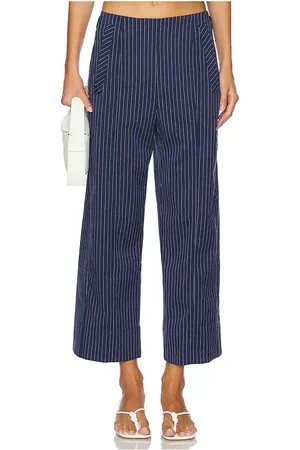 Free People Pantalón con trabillas acadia en color azul talla 0 en - Blue. Talla 0 (también en 2, 4).