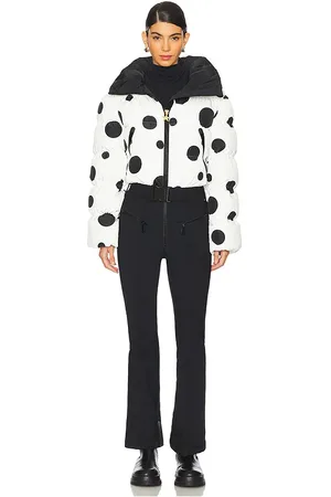 Goldbergh X revolve jumpsuit en dot cream & black en color negro, blanco talla 32 en - Black,White. Talla 32 (también en 3