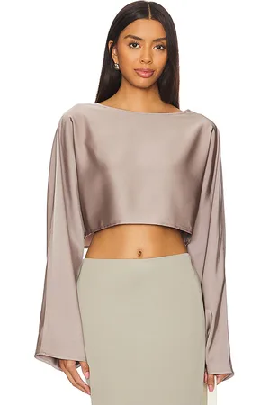 ALL THE WAYS Alessa top en color talla L en - Grey. Talla L (también en M, S, XS).