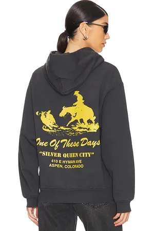 One Of These Days Sudadera silver queen en color negro talla L en - Black. Talla L (también en S).
