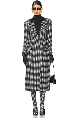 Norma Kamali Abrigo en color negro, blanco talla L en - Black,White. Talla L (también en S, XL, XS, XXS).